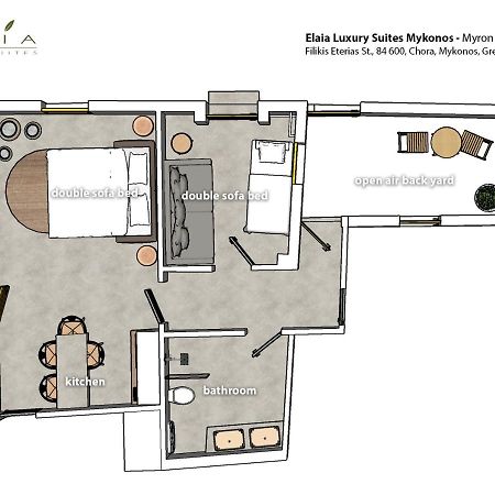 Elaia Luxury Suites Mykonos Mykonos Town Exterior photo